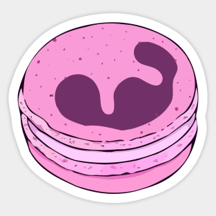 Copy of yummy neutrophil cookie Sticker